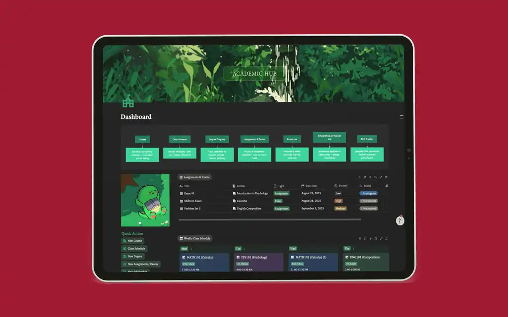 Academic-Hub-Notion-temlate